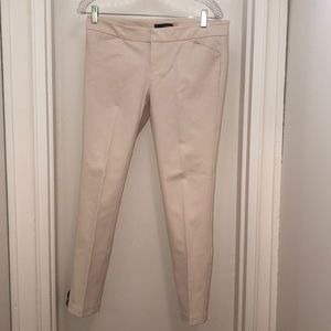 Crosby cream ankle length pants.